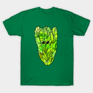 Kawaii Romaine Lettuce - Funny Food Art T-Shirt